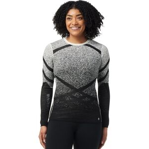 Smartwool Intraknit Thermal Merino Base Layer Pattern Crew Size Small